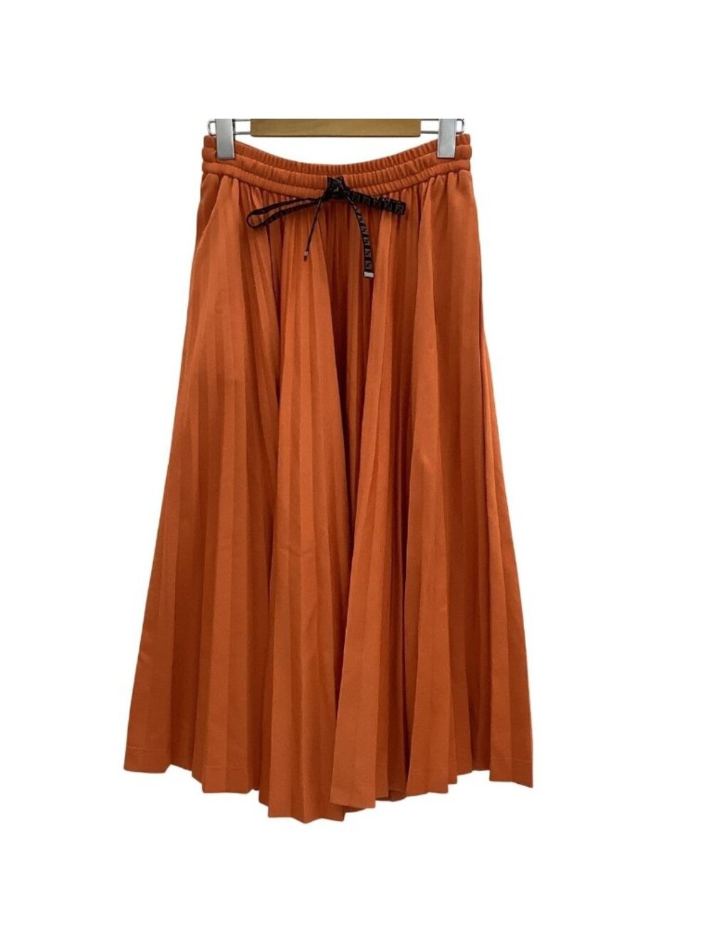 Fendi Pleated Skirt Orange 40